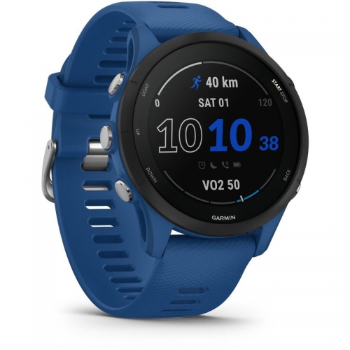 Smartwatch Garmin Forerunner 255, 1.3inch, Curea Silicon, Tidal Blue