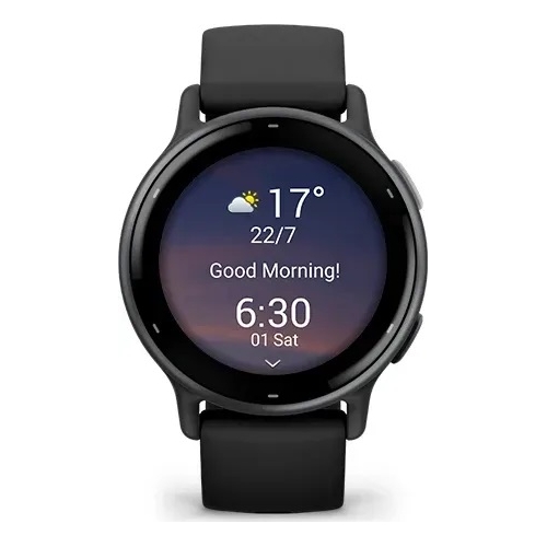 SmartWatch Garmin vivoactive 5, 1.2inch, Curea Silicon, Black-Slate