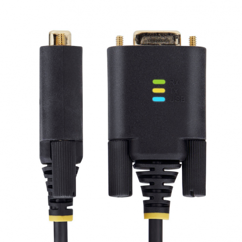 Cablu Startech 1P6FFC-USB-SERIAL, USB male - Serial male, 2m, Black