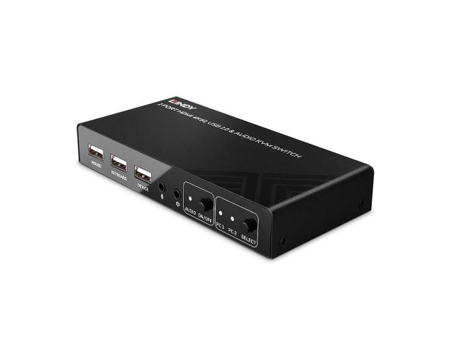 2 Port HDMI 4K60, USB 2.0 & 