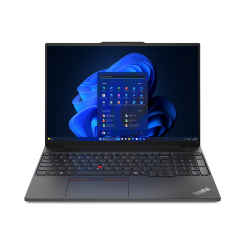 Laptop Lenovo ThinkPad E16 Gen 2, Intel Core Ultra 7 155H, 16inch, RAM 32GB, SSD 1TB, Intel Arc Graphics, No OS, Graphite Black