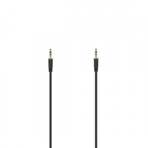 Cablu audio Hama 00056534, 3.5mm jack - 3.5mm jack, 1m, Black