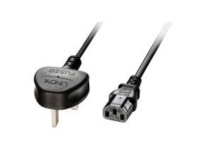 2M Uk To Iec C13 Mains Cable