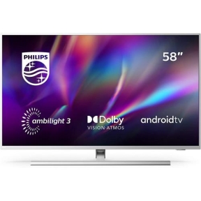 Televizor LED Philips Smart Android 58PUS8545/12 Seria PUS8545/12, 58inch, Ultra HD 4K, Silver