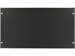 6U 19" SCREW TYPE BLANK PANEL 