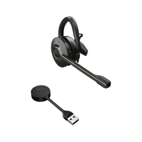 Casca cu microfon Jabra Engage 55 UC, USB-A Wireless, Black