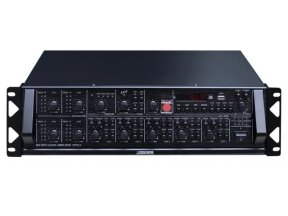 Amplificator cu mixer DSPPA MP912, 4x120W, Bluetooth/USB, intrare 3xMIC/5xAUX, 4-16 Ohmi