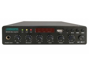 Amplificator cu mixer DSPPA MP9306U Ultra Thin, 60W, 100V, USB/Bluetooth, intrare 2xMIC/2xAUX