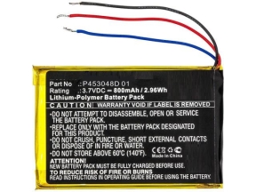 Battery 2.96Wh Li-Pol 3.7V 