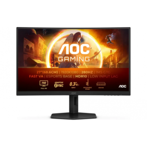 Monitor LED Curbat AOC C27G4ZXU, 27inch, 1920x1080, 1ms GTG, Black