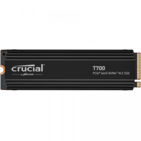SSD Crucial T700 Heatsink, 2TB, PCI Express 5.0 x4, M.2 2280