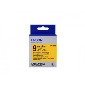 Banda Etichete Epson LK-3YBW C53S653005 Black/Yellow 9mm (9m)