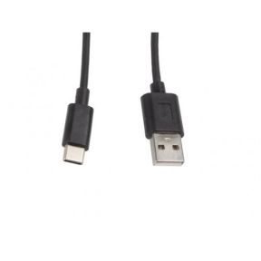 Cablu de date Lanberg CA-USBO-10CC-0010-BK, USB - USB-C, 1m, Black