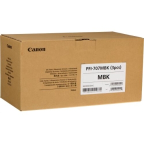 Cartus Cerneala Canon PFI-707 Matte Black Pack 3 Bucati