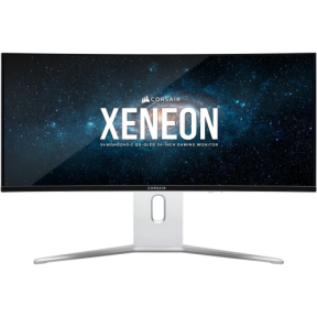 Monitor QD-OLED Curbat Corsair Xeneon 34WQHD240-C, 34inch, 3440x1440, 0.03ms GTG, White