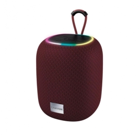 CANYON BSP-8, Bluetooth Speaker, BT V5.2, BLUETRUM AB5362B, TF card support, Type-C USB port, 1800mAh polymer battery, Max Power 10W, Red, cable length 0.50m, 110*110*135mm, 0.57kg