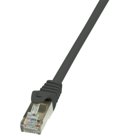 Patch cord Logilink CP2033S EconLine F/UTP, Cat.6, 1m, Black