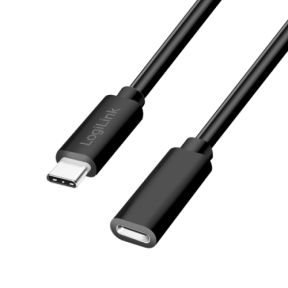 Cablu de date Logilink CU0211, USB-C male - USB-C female, 2m, Black