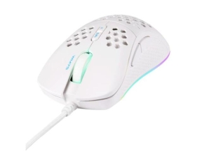 DELTACO WHITE LINE WM75 Lightweight gaming mouse, RGB, white