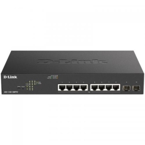 Switch D-Link DGS-1100-10MPV2, 8 porturi, PoE