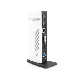 Docking Station Delock USB 3.0, Black-White