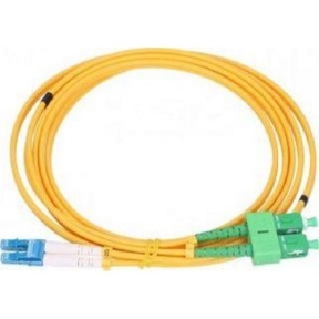 Patchcord Extralink EX.1346 Singlemode, LC/APC-LC/APC, 3m, Yellow