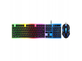 Extralink Gaming Set TF230 2in1 | Zestaw klawiatura + mysz | podświetlenie LED