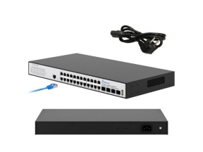 Extralink Hypnos | Switch | 24x RJ45 1000Mb/s, 4x SFP+, L3, zarządzalny