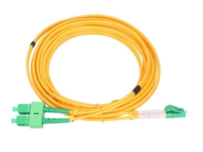 Extralink SC/APC-LC/APC | Patchcord | Jednomodowy, Duplex, 9/125um, 3mm, 3m