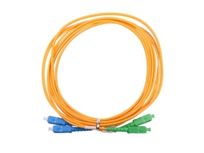 Extralink SC/APC-SC/UPC | Patchcord | Jednomodowy, Duplex, G652D, 3mm, 15m