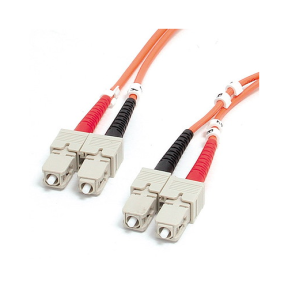 Patch Cord Startech FIBSCSC2 Multimode, SC - SC, 2m, Orange