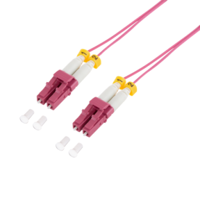 Patch Cord Logilink FS4LC02, LC/UPC - LC/UPC, 2m, Violet