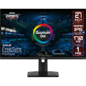 Monitor QLED MSI G274QPF-QD, 27inch, 2560x1440, 1ms GTG, Black