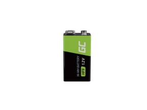 Green Cell Rechargeable Batteries 2x 9V HF9 Ni-MH 250mAh