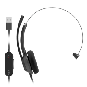 Casca cu microfon Cisco Headset 321 Micrososft Teams, USB-A, Carbon Black