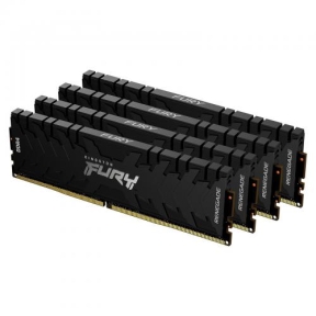Kit Memorie Kingston Fury Renegade Black 32GB, DDR4-2666Mhz, CL13, Quad Channel