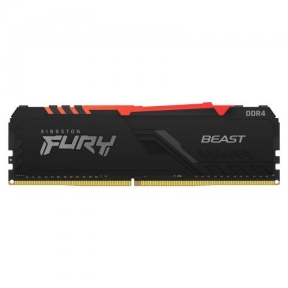 Memorie Kingston FURY Beast RGB 8GB, DDR4-3733Mhz, CL19