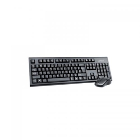 Kit Wireless A4Tech 3100N - Tastatura, USB, Black  + Mouse V-Track, USB, Black