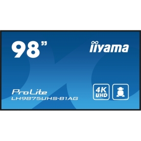 Business Display Iiyama Seria ProLite LH9875UHS-B1AG, 98inch, 3840x2160pixeli, Black