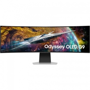 Monitor LED Samsung Gaming Odyssey G9 LS49CG950SUXDU, 49inch, 5120x1440, 0.03ms GTG, Silver