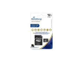 MediaRange Micro SDXC 256GB UHS-1 Class 10 with SD adapter