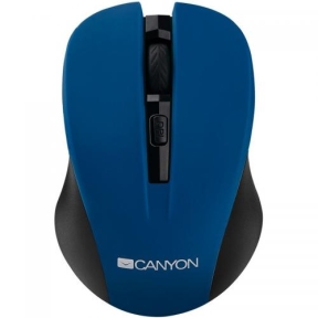 Mouse Optic Canyon CNE-CMSW1BL, USB Wireless, Blue-Black