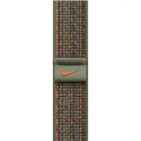 Curea SmartWatch Apple Nike Sport Loop, 41mm, Sequoia-Orange