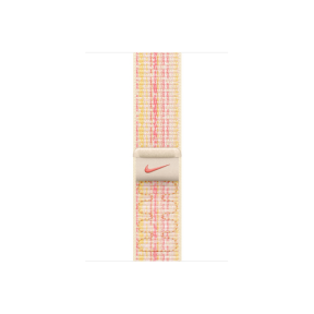 Curea SmartWatch Apple Nike Sport Loop, 45mm, Starlight-Pink