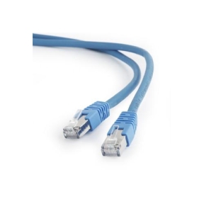 Patchcord Gembird RJ45, Cat. 6A, S/FTP, 0.5m, Blue