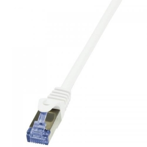 Patchcord Logilink, Cat6A, S/FTP, 10m, White