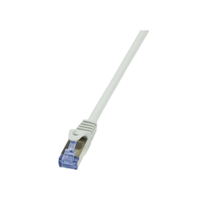 Patchcord Logilink CQ4082S, S/FTP, Cat6a, 5m, White