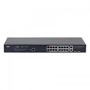 Switch Dahua PFS4218-16GT-130, 16 porturi, PoE