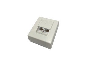 Priza de retea dubla aplicata, UTP cat 6 RJ-45, Roline