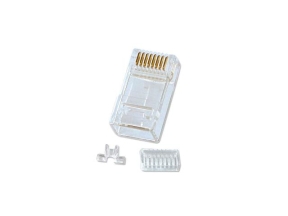 RJ-45 Male Connector, 8 Pin 